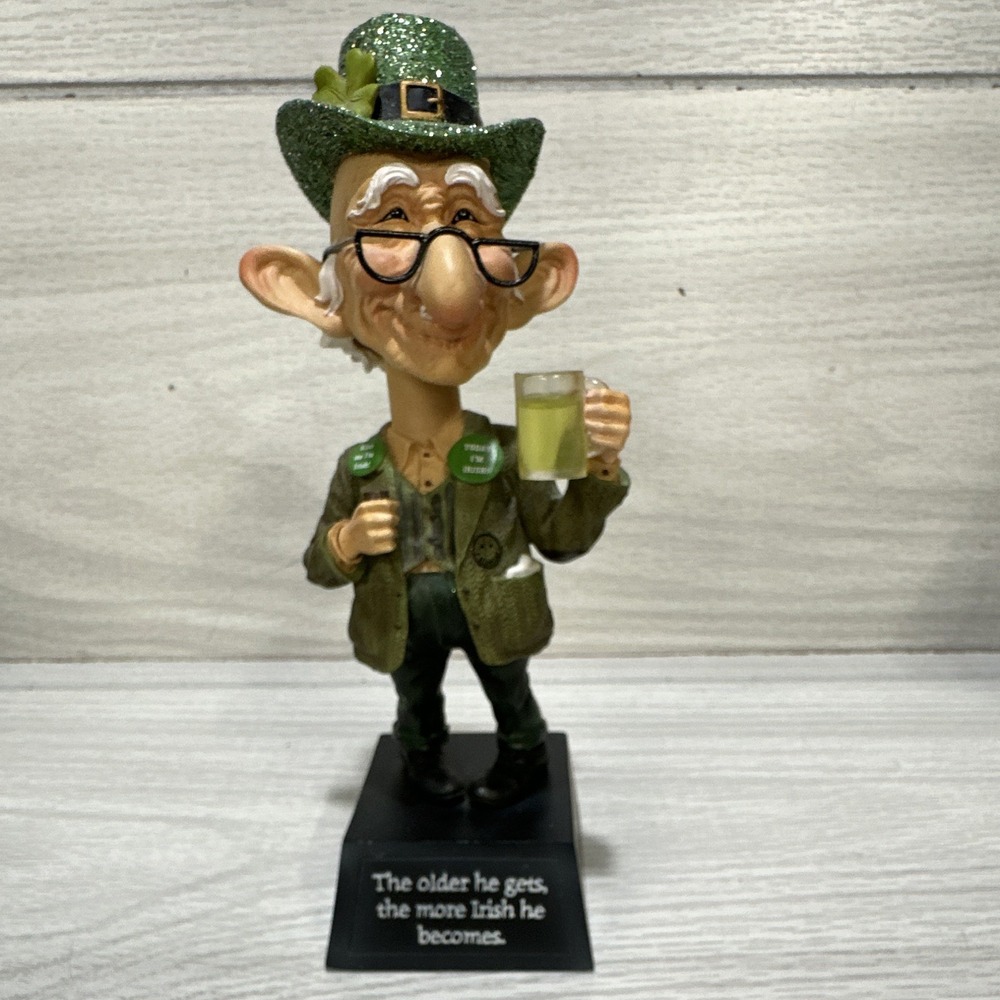 Westland Giftware Old Irish Coots St. Patrick's Day Leprechaun Figurine 7.5"